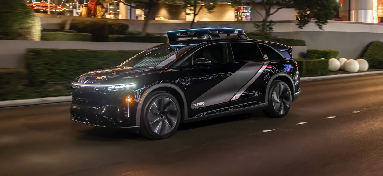 New Lucid-Based Robotaxi Unveiled by Uber and Nuro at CES 2026